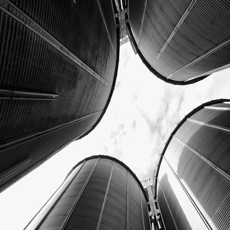 سیلو با ورق سیاه